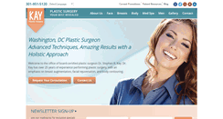 Desktop Screenshot of kayplasticsurgery.com